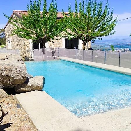 Villa Spacieuse -Vue Exceptionnelle- Piscine Saint-Romain-de-Lerps Bagian luar foto