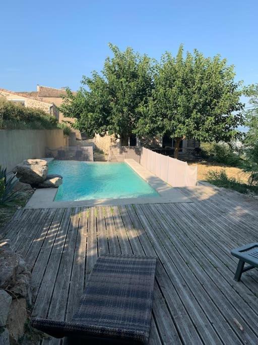 Villa Spacieuse -Vue Exceptionnelle- Piscine Saint-Romain-de-Lerps Bagian luar foto